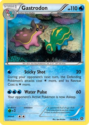 Gastrodon (29/114) [XY: Steam Siege] Pokemon Single Pokémon