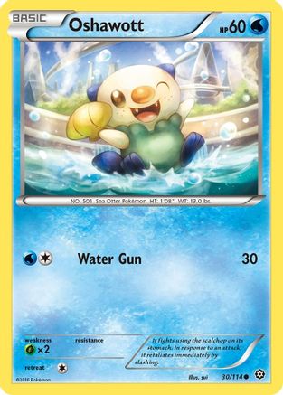 Oshawott (30/114) [XY: Steam Siege] Pokemon Single Pokémon