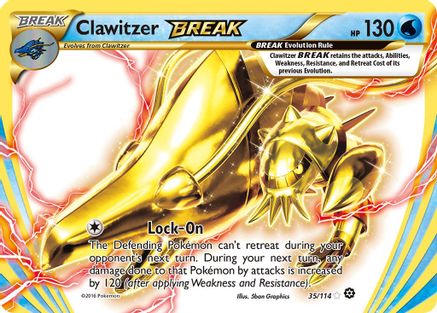 Clawitzer BREAK (35/114) Holofoil [XY: Steam Siege] Pokemon Single Pokémon