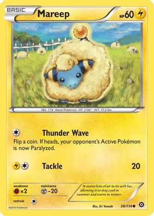 Mareep (38/114) [XY: Steam Siege] Pokemon Single Pokémon