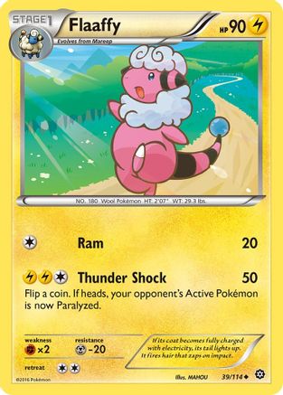 Flaaffy (39/114) [XY: Steam Siege] Pokemon Single Pokémon