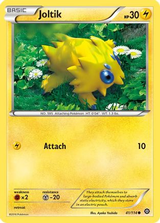 Joltik (41/114) [XY: Steam Siege] Pokemon Single Pokémon