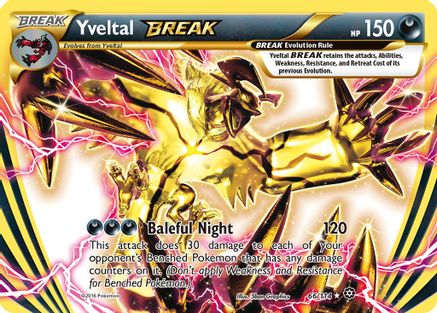 Yveltal BREAK (66/114) Holofoil [XY: Steam Siege] Pokemon Single Pokémon