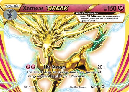 Xerneas BREAK (82/114) Holofoil [XY: Steam Siege] Pokemon Single Pokémon