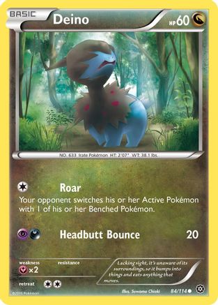 Deino (84/114) [XY: Steam Siege] Pokemon Single Pokémon