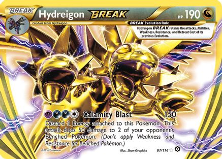 Hydreigon BREAK (87/114) Holofoil [XY: Steam Siege] Pokemon Single Pokémon