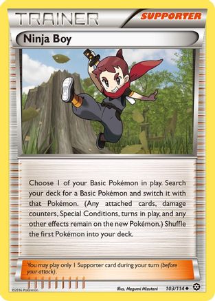 Ninja Boy (103/114) Reverse Holofoil [XY: Steam Siege] Pokemon Single Pokémon