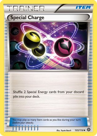 Special Charge (105/114) Reverse Holofoil [XY: Steam Siege] Pokemon Single Pokémon
