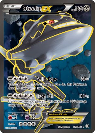 Steelix EX (Full Art) 108/114 Holofoil [XY: Steam Siege] Pokemon Single Pokémon