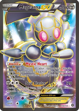 Magearna EX (Full Art) (110/114) - [XY: Steam Siege] Holofoil Pokemon Single Pokémon