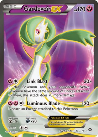 Gardevoir EX (Full Art) (111/114) Holofoil [XY: Steam Siege] Pokemon Single Pokémon