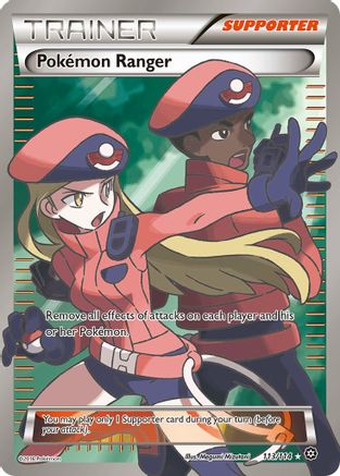 Pokemon Ranger (Full Art) 113/114 Holofoil [XY: Steam Siege] Pokemon Single Pokémon