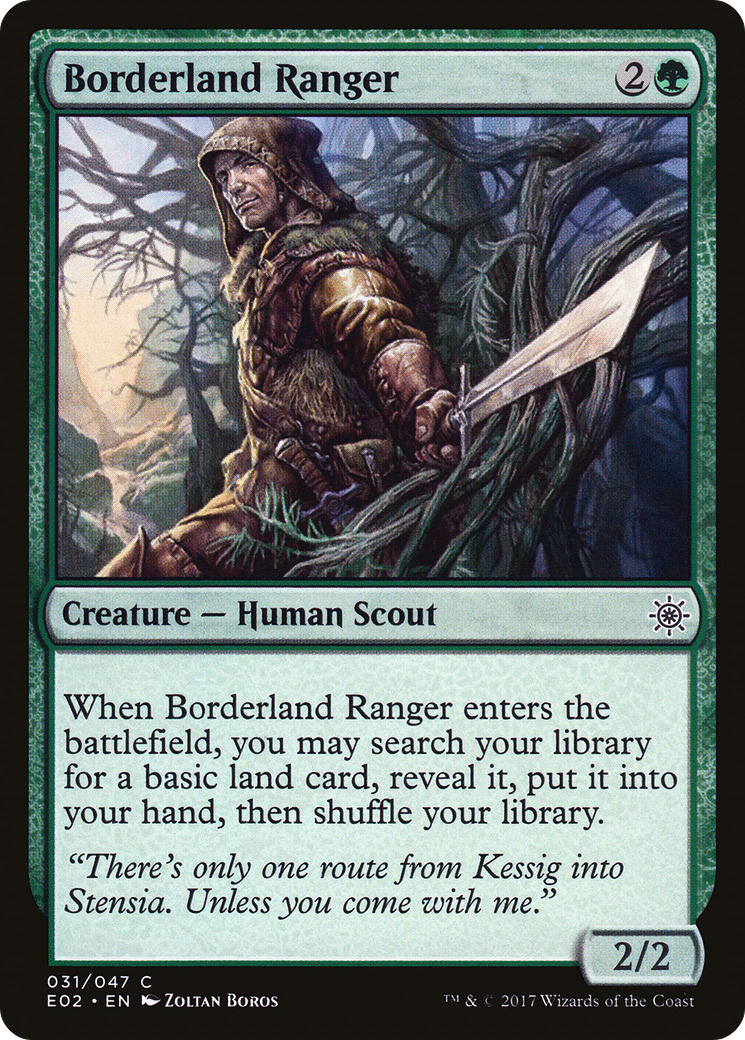Borderland Ranger (E02-031) [Misc] Explorers of Ixalan MTG Single Wizards of the Coast