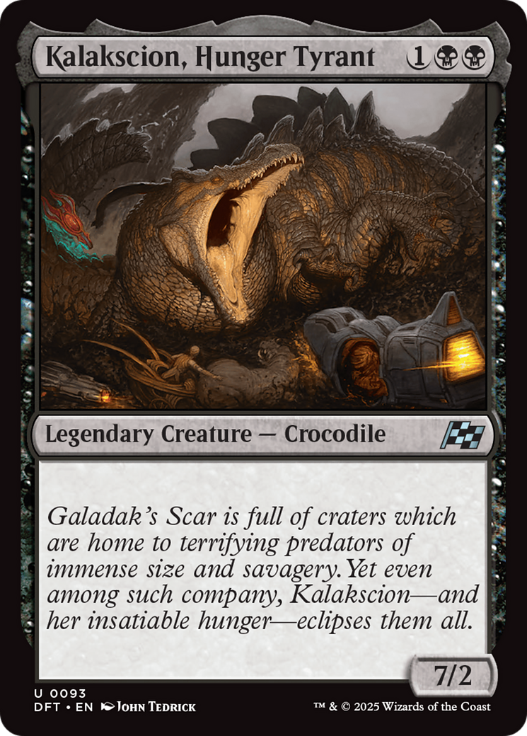 Kalakscion, Hunger Tyrant (DFT-093) [Aetherdrift] MTG Single Wizards of the Coast