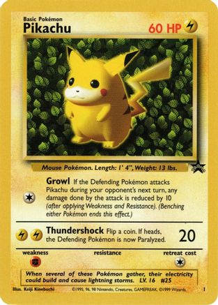 Pikachu (1/53) [Promos: WoTC Promo] Pokemon Single Pokémon