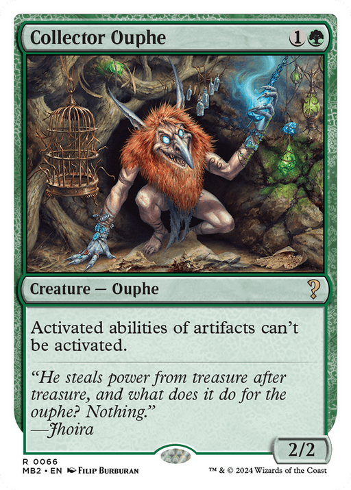Collector Ouphe (White Border) (MB2-066) [Mystery Booster] Mystery Booster 2 MTG Single Wizards of the Coast