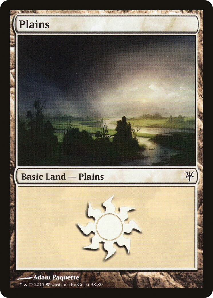 Plains (38) [Duel Decks: Sorin vs. Tibalt] MTG Single Magic: The Gathering