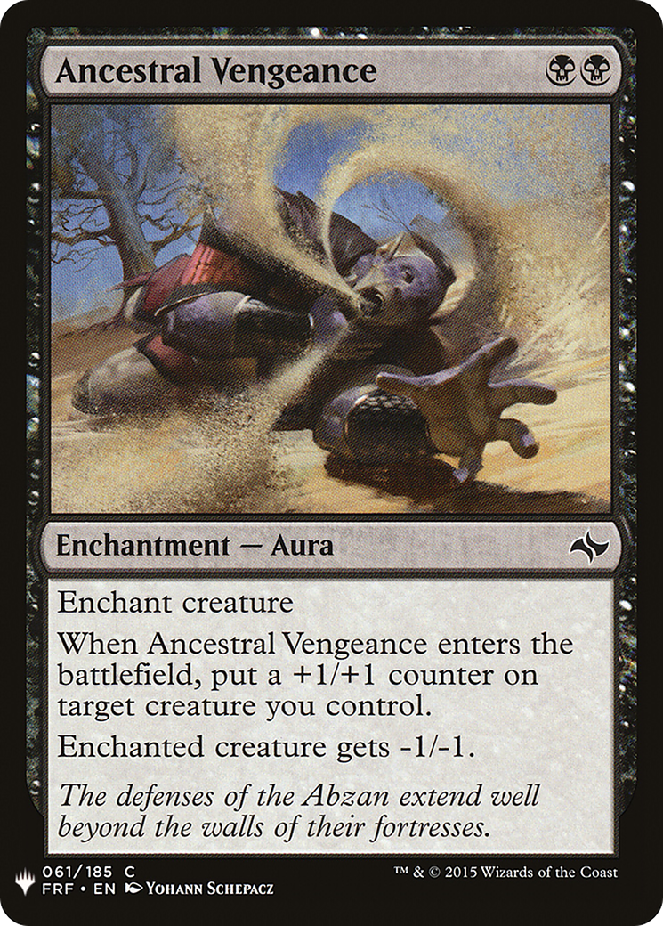 Ancestral Vengeance (LIST-FRF-61) [Mystery Booster] The List MTG Single Wizards of the Coast
