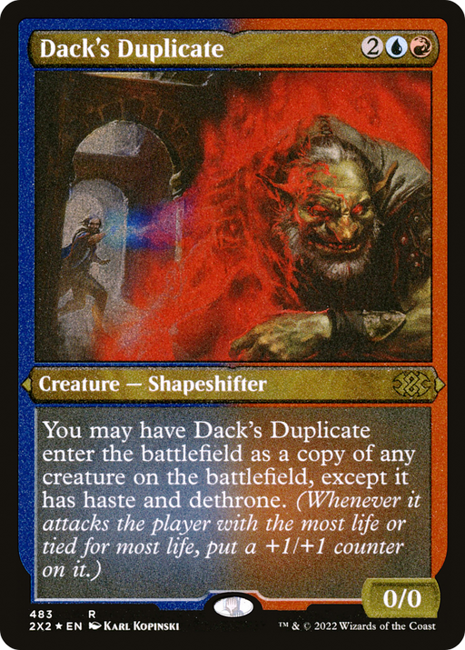 Dack's Duplicate (Foil Etched) (2X2-483) [Double Masters 2022] Foil MTG Single Wizards of the Coast