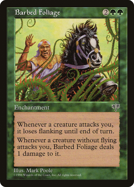 Barbed Foliage (MIR-207) [Mirage] MTG Single Wizards of the Coast