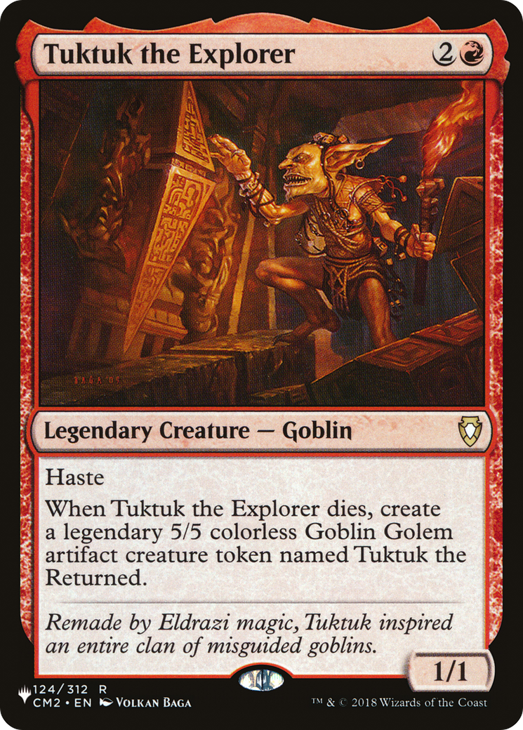Tuktuk the Explorer (LIST-CM2-124) [Mystery Booster] The List MTG Single Wizards of the Coast