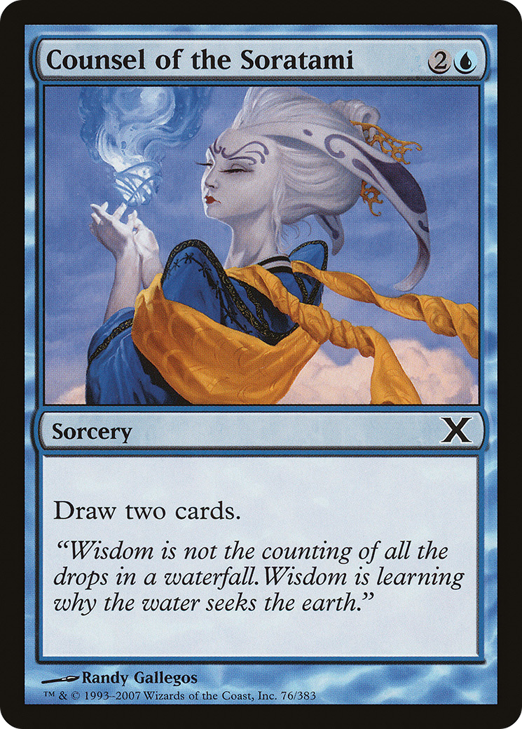 Counsel of the Soratami (10E-076) [Tenth Edition] Foil MTG Single Wizards of the Coast