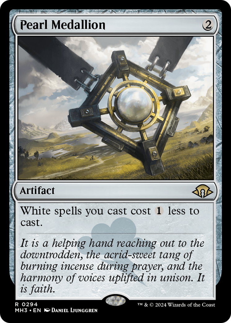 Pearl Medallion (MH3-294) [Modern Horizons 3] MTG Single Wizards of the Coast