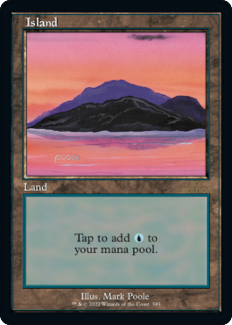 Island (30A-585) [30th Anniversary Edition] MTG Single Wizards of the Coast