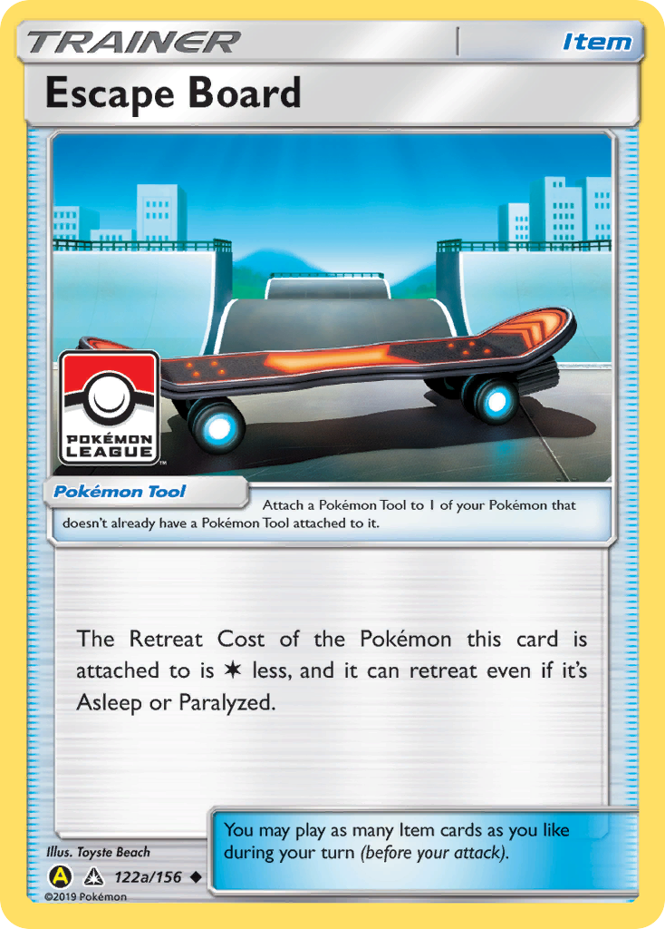 Escape Board - 122a/156 (Pokemon League) (122a/156) - [Promos: League & Championship Cards] Reverse Holofoil Pokemon Single Pokémon