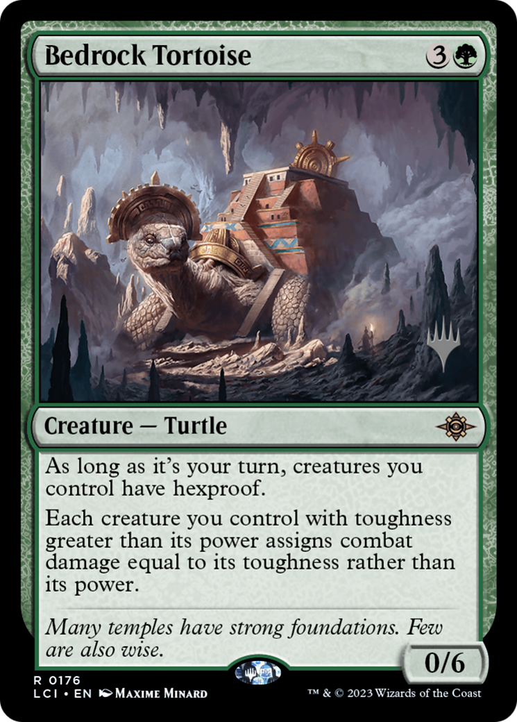 Bedrock Tortoise (PPLCI-176) [The Lost Caverns of Ixalan Promos] MTG Single Wizards of the Coast