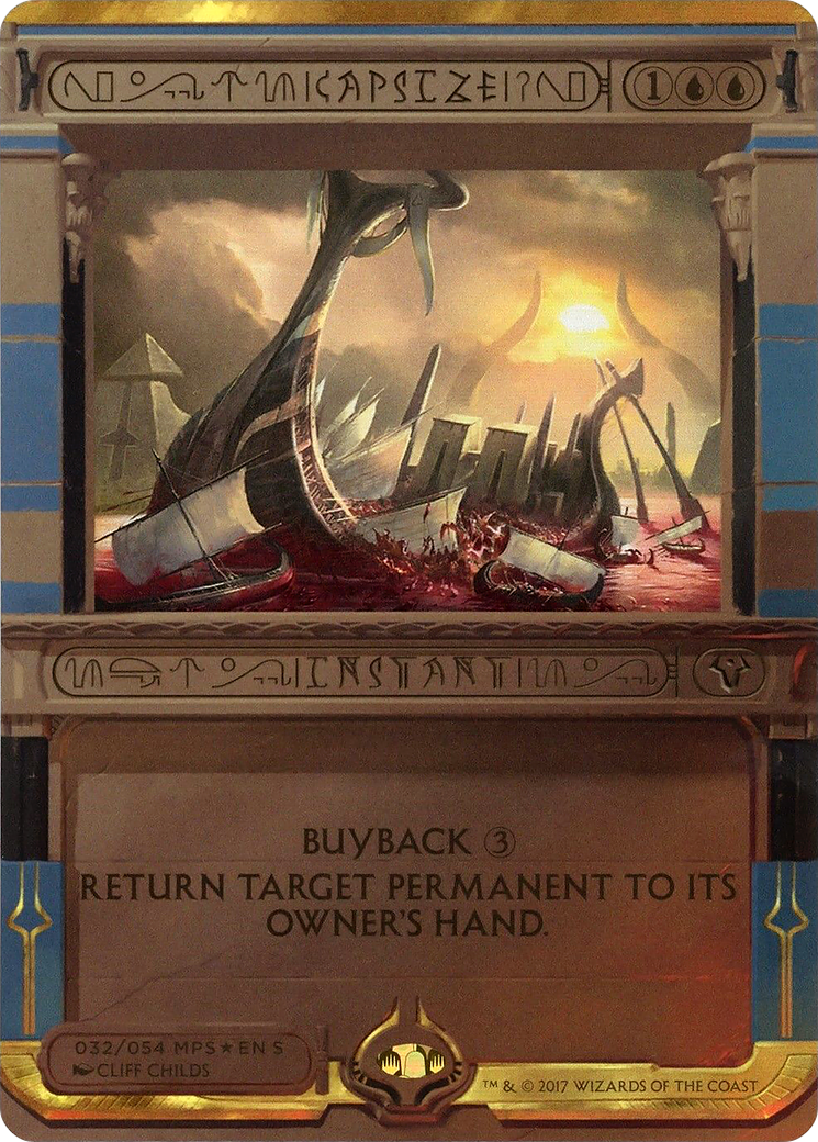 Capsize (MPS2-032) [Amonkhet Invocations] (Borderless) Foil MTG Single Wizards of the Coast