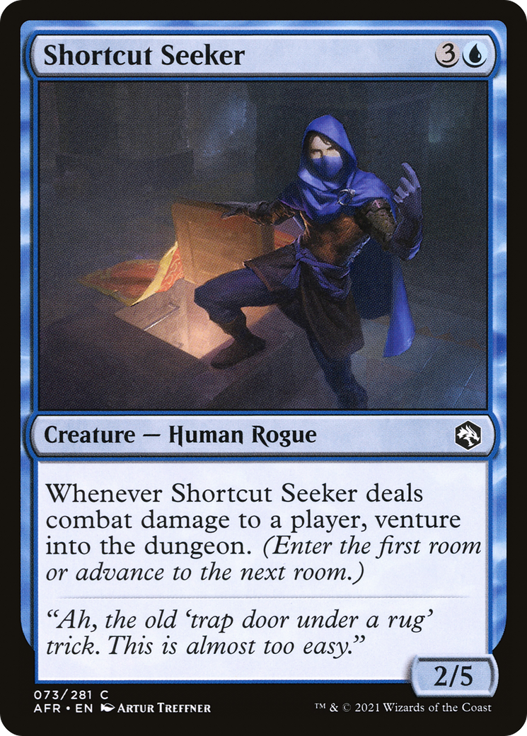Shortcut Seeker (AFR-073) [Adventures in the Forgotten Realms] MTG Single Wizards of the Coast