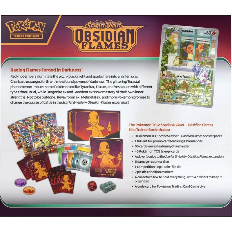 Pokémon Scarlet & Violet: Obsidian Flames Elite Trainer Box Pokemon Sealed Pokémon   