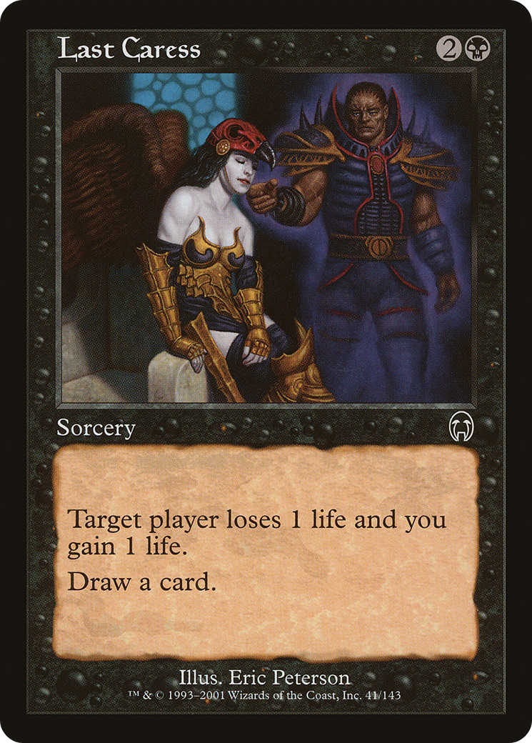 Last Caress (APC-041) [Apocalypse] Foil MTG Single Wizards of the Coast