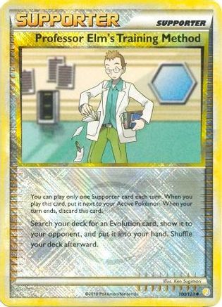 Professor Elm's Training Method - 100/123 (League Promo) () Reverse Holofoil [Promos: League & Championship Cards] Pokemon Single Pokémon