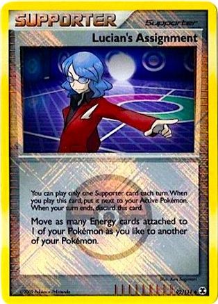 Lucian's Assignment - 92/111 (League Promo) () Reverse Holofoil [Promos: League & Championship Cards] Pokemon Single Pokémon