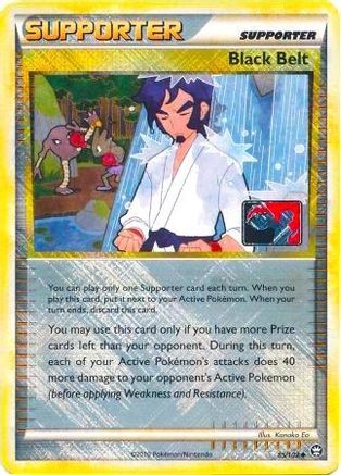 Black Belt - 85/102 (League Promo) () Reverse Holofoil [Promos: League & Championship Cards] Pokemon Single Pokémon