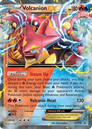 Volcanion EX XY173/211 Holofoil [Promos: XY Promos] Pokemon Single Pokémon