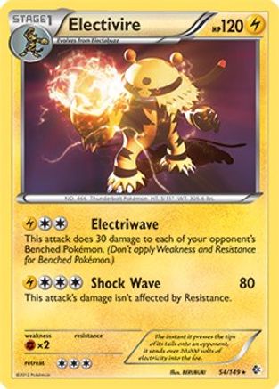 Electivire - 54/149 (BW Boundaries Crossed) () [Misc: Deck Exclusives] Pokemon Single Pokémon