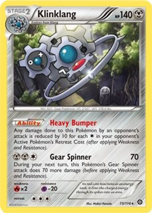 Klinklang - 73/114 (XY Steam Siege) () [Misc: Deck Exclusives] Pokemon Single Pokémon