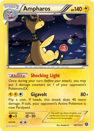 Ampharos - 40/114 (XY Steam Siege) () [Misc: Deck Exclusives] Pokemon Single Pokémon