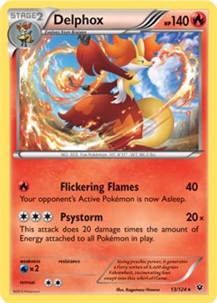 Delphox - 13/124 (XY Fates Collide) () [Misc: Deck Exclusives] Pokemon Single Pokémon