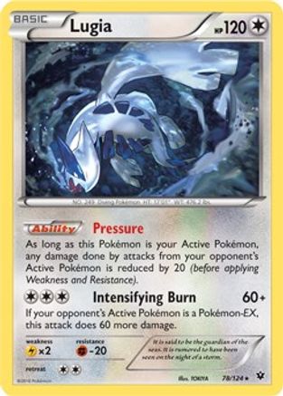Lugia - 78/124 (XY Fates Collide) Holofoil [Misc: Deck Exclusives] Pokemon Single Pokémon
