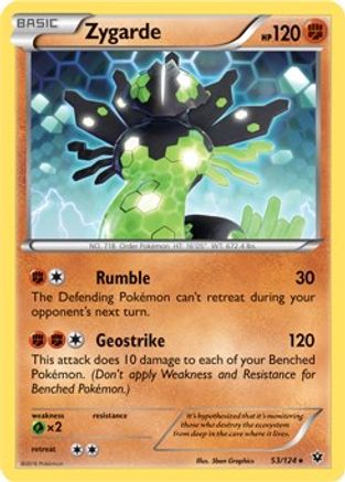 Zygarde - 53/124 (XY Fates Collide) () Holofoil [Misc: Deck Exclusives] Pokemon Single Pokémon