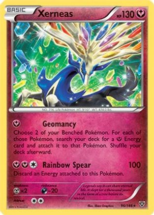 Xerneas - 96/146 (Cracked Ice Holo) () Holofoil [Misc: Deck Exclusives] Pokemon Single Pokémon