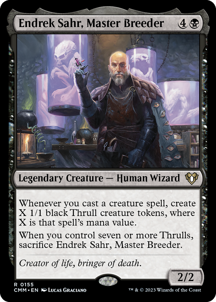 Endrek Sahr, Master Breeder (CMM-155) [Commander Masters] MTG Single Wizards of the Coast