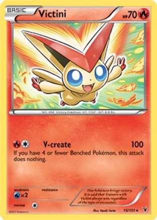 Victini - 15/101 (BW Noble Victories) [Misc: Deck Exclusives] Pokemon Single Pokémon