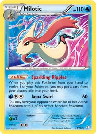 Milotic - 44/160 (XY Primal Clash) [Misc: Deck Exclusives] Pokemon Single Pokémon
