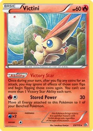 Victini - 23/113 (BW Legendary Treasures) [Misc: Deck Exclusives] Pokemon Single Pokémon