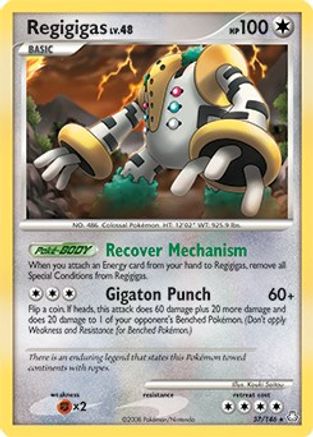Regigigas - 37/146 (DP Legends Awakened) () Holofoil [Misc: Deck Exclusives] Pokemon Single Pokémon